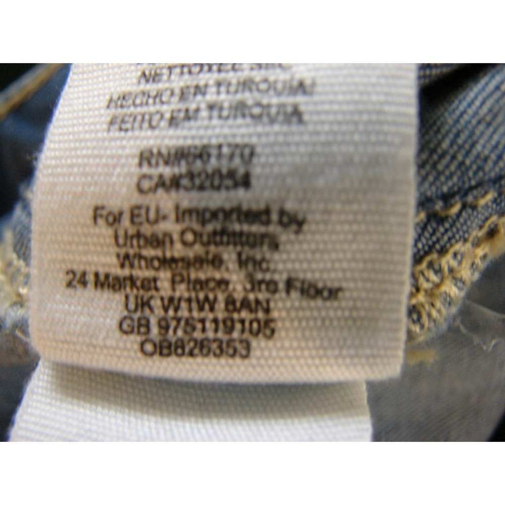 Free People We The Free Just Float On Flare Jeans Blue Mid Rise Size 24 Hippie - Picture 8 of 8